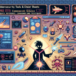 Cybersecurity Tools Cheat Sheets: Quick Reference Commands and Techniques